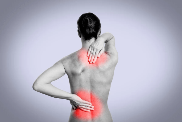 Mga pagpapakita ng osteochondrosis