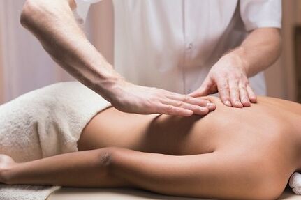 Massage na may arthrosis